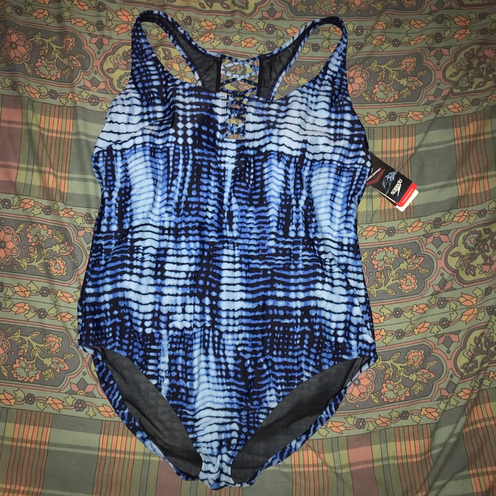 NWT Speedo One Piece Tie Dye
